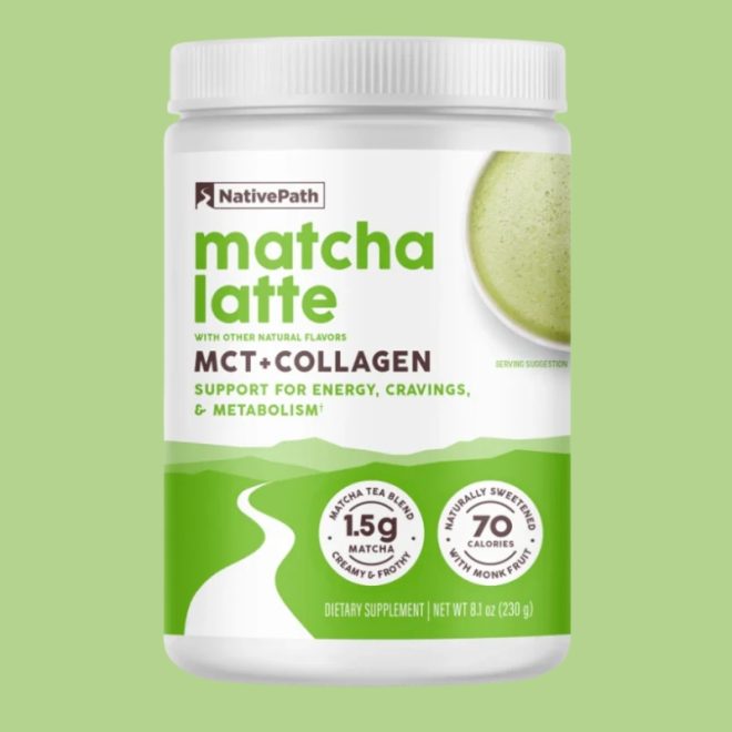 NativePath Matcha Collagen Latte
